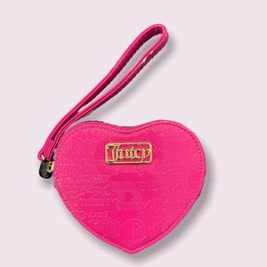 SOLD Juicy couture heart shape wristlet